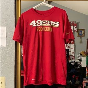 Nike 49ers shirt size L brand new with tags